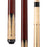 Lucasi Custom Natural Birdseye Maple & Black/White Mother of Pearl Inlays Wrapless Cue - LZC63