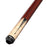Lucasi Custom Natural Birdseye Maple & Black/White Mother of Pearl Inlays Wrapless Cue - LZC63