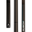 close-up views of a black carbon-fiber cue shaft with the Lucasi Professional logo and the model name AUNCH.