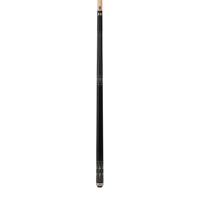 Pure X Matte Black & Mother of Pearl Cue with Black Linen Wrap