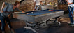 Brunswick Billiards Birmingham 9' Slate Pool Table in Charcoal