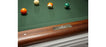 Brunswick Billiards Centennial 8' Slate Pool Table in Rosewood Chrome w/ Gully Return