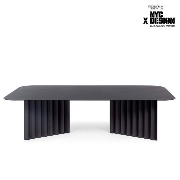 RS Barcelona Plec Large Coffee Table in Black