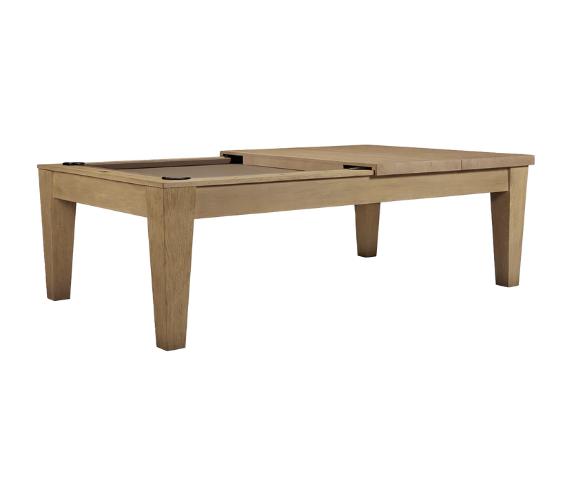American Heritage Port Royal Pool Table Dining Conversion Top in White Oak