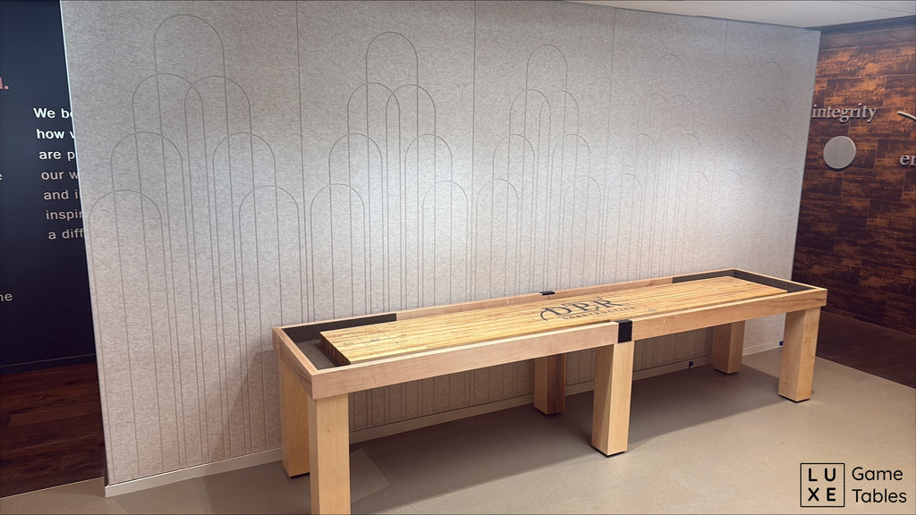 Champion 12' Richland Shuffleboard Table — Luxe Game Tables