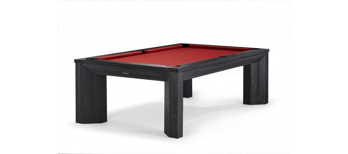 Brunswick Billiards Pursuit 8' Slate Pool Table in Black Wire Brush