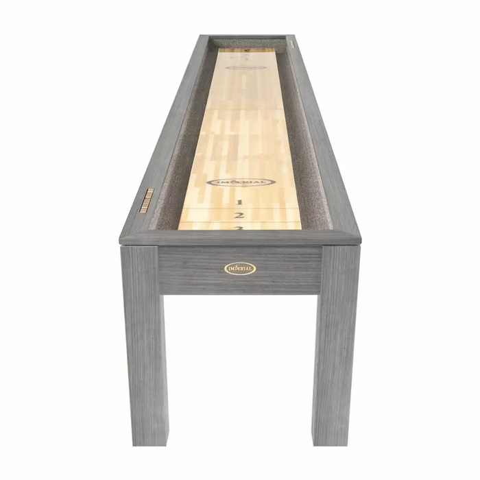 Imperial Penelope 12' Shuffleboard Table in Silver Mist