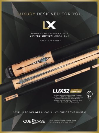 Lucasi Lux® LUX52 Pool Cue