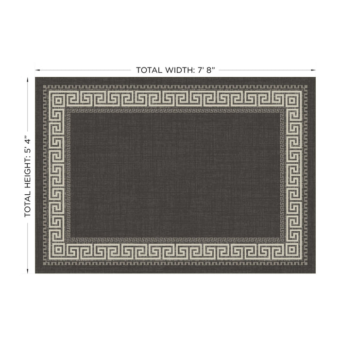Greek Key Rug — Luxe Game Tables