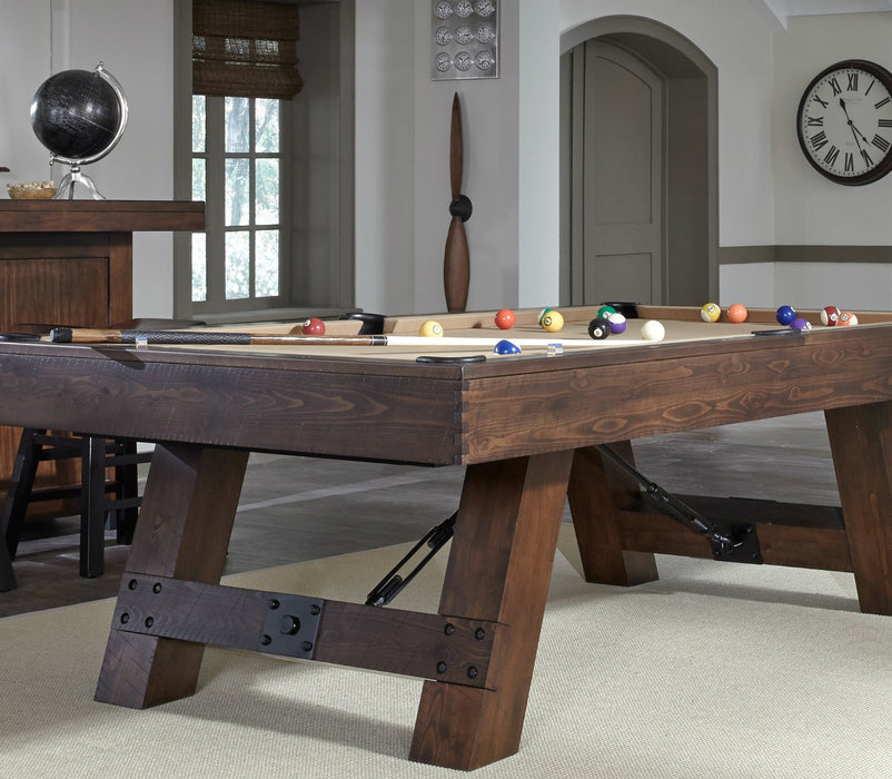 American Heritage Savannah 8' Slate Pool Table in Sable