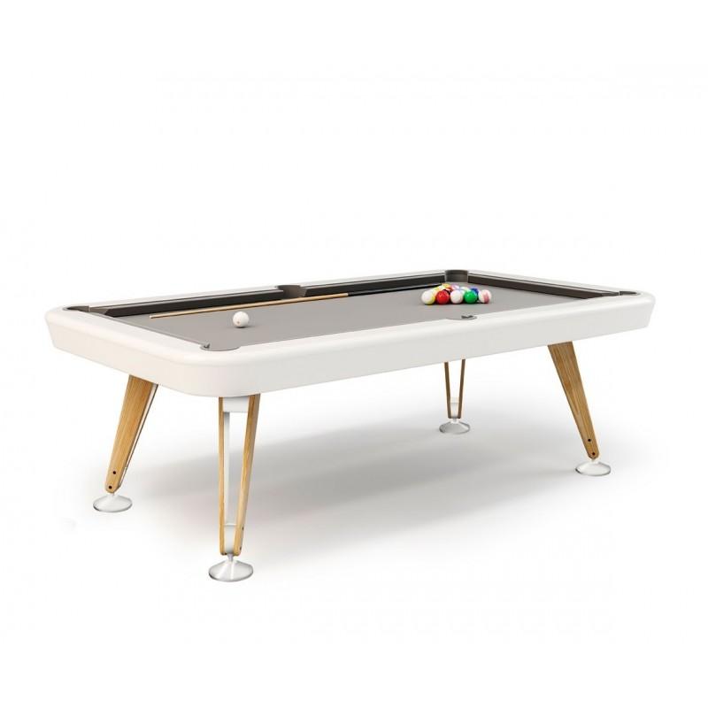 RS Barcelona Diagonal Slate Pool Table W/ Dining Top — Luxe Game Tables