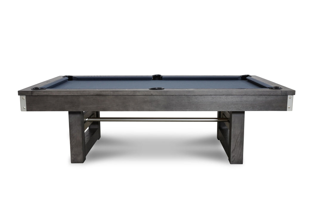 Nixon Bryant 8' Slate Pool Table in Grayson Grey Finish w/ Dining Top Option