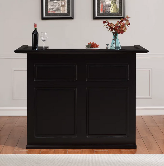 American Heritage Billiards Trenton Bar In Black — Luxe Game Tables