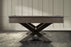 Nixon CrissyCross 8' Slate Pool Table in Charcoal Finish w/ Dining Top Option
