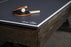 Nixon Nora 8' Slate Pool Table in Charcoal Finish w/ Dining Top Option