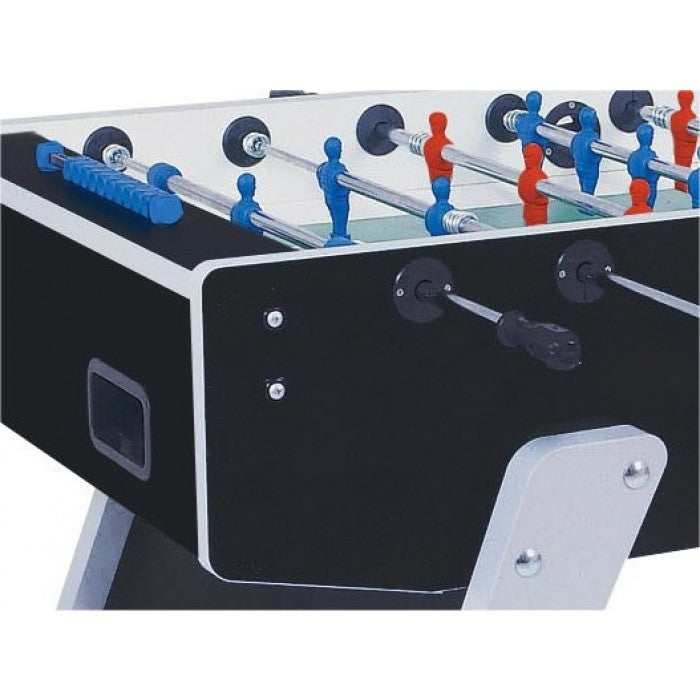 Black Foosball Tabled Called G-2000 Evolution by Garlando can be found at Foosball Planet