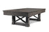 Nixon Nora 8' Slate Pool Table in Charcoal Finish w/ Dining Top Option
