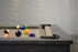 Nixon Nora 8' Slate Pool Table in Charcoal Finish w/ Dining Top Option