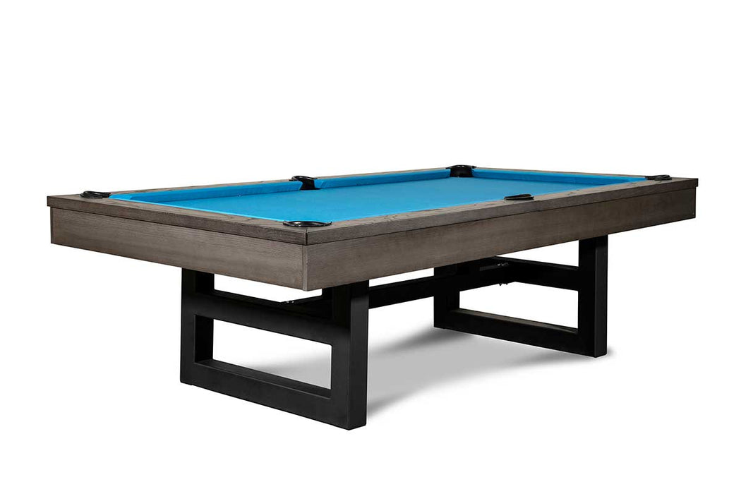 Nixon Mckay 7' Slate Pool Table in Charcoal Finish w/ Dining Top Option