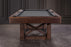 Nixon Nora 7' Slate Pool Table in Brownwash Finish w/ Dining Top Option
