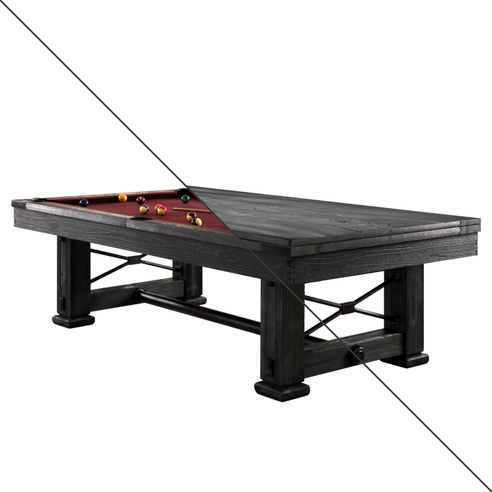 Playcraft Rio Grande 7' Slate Pool Table in Weathered Raven