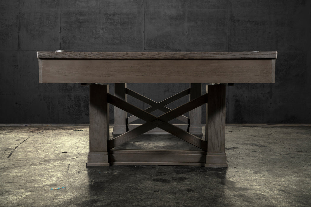 Nixon Nora 8' Slate Pool Table in Charcoal Finish w/ Dining Top Option