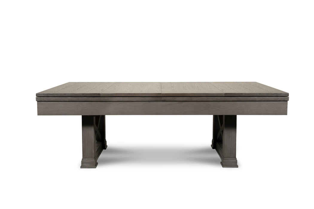 Nixon Nora 8' Slate Pool Table in Charcoal Finish w/ Dining Top Option