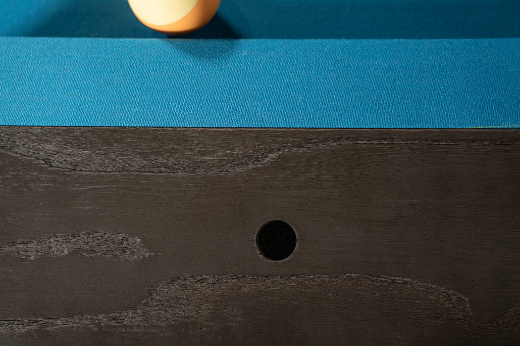 Nixon Nora 8' Slate Pool Table in Charcoal Finish w/ Dining Top Option