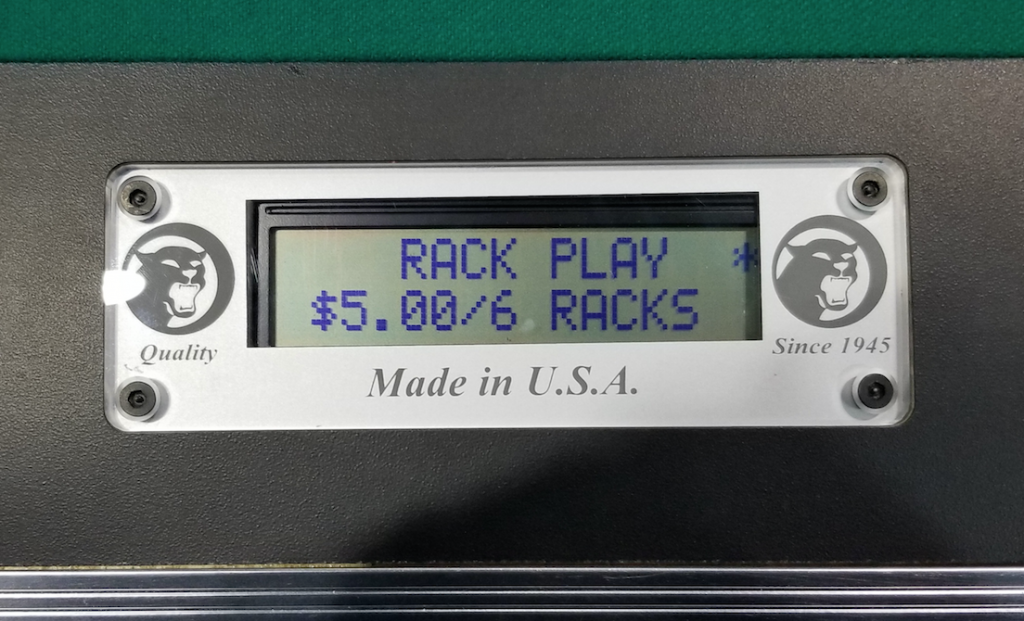 Valley Pro Cat Coin Operated Pool Table — Luxe Game Tables