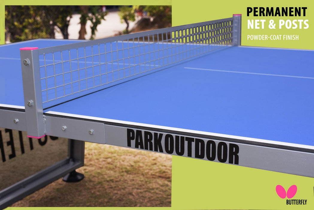 Butterfly Park Outdoor Table Tennis Table