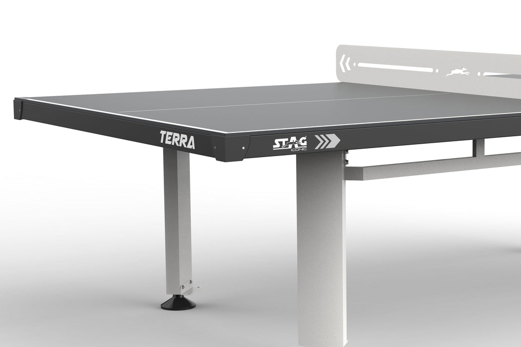 kettler champ 5.0 outdoor cover Kettler Terra Outdoor Stationary Table Tennis Table — Luxe Game Tables