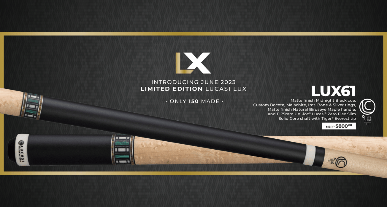 Lucasi Lux® LUX61 Pool Cue