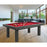 Rene Pierre Billiards Lafite grey Pool Table with Dining Top