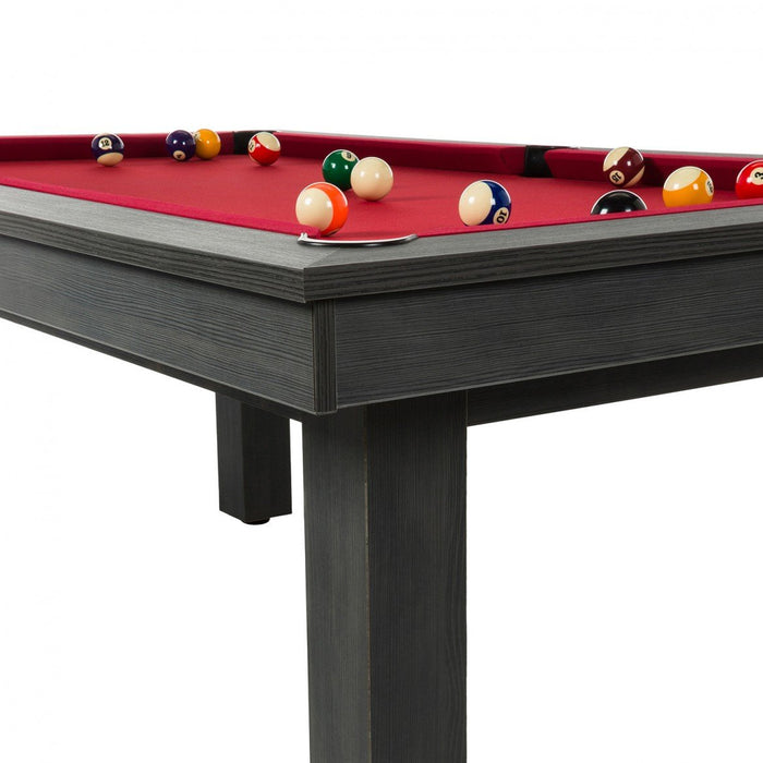 Rene Pierre Billiards Lafite grey Pool Table with Dining Top
