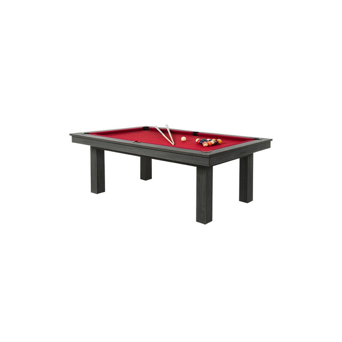 Rene Pierre Billiards Lafite grey Pool Table with Dining Top