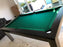Playcraft Monaco 8' Slate Pool Table with Dining Top with Tournament Green Felt