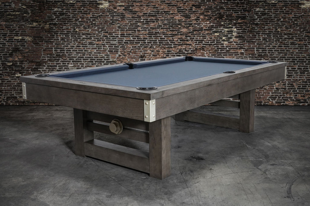 Nixon Bryant 7' Slate Pool Table in Grayson Grey Finish w/ Dining Top Option