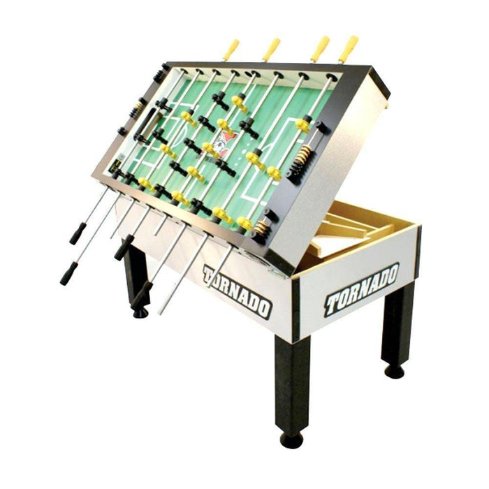 Tornado Tournament T-3000 Competition Foosball Table in Silver